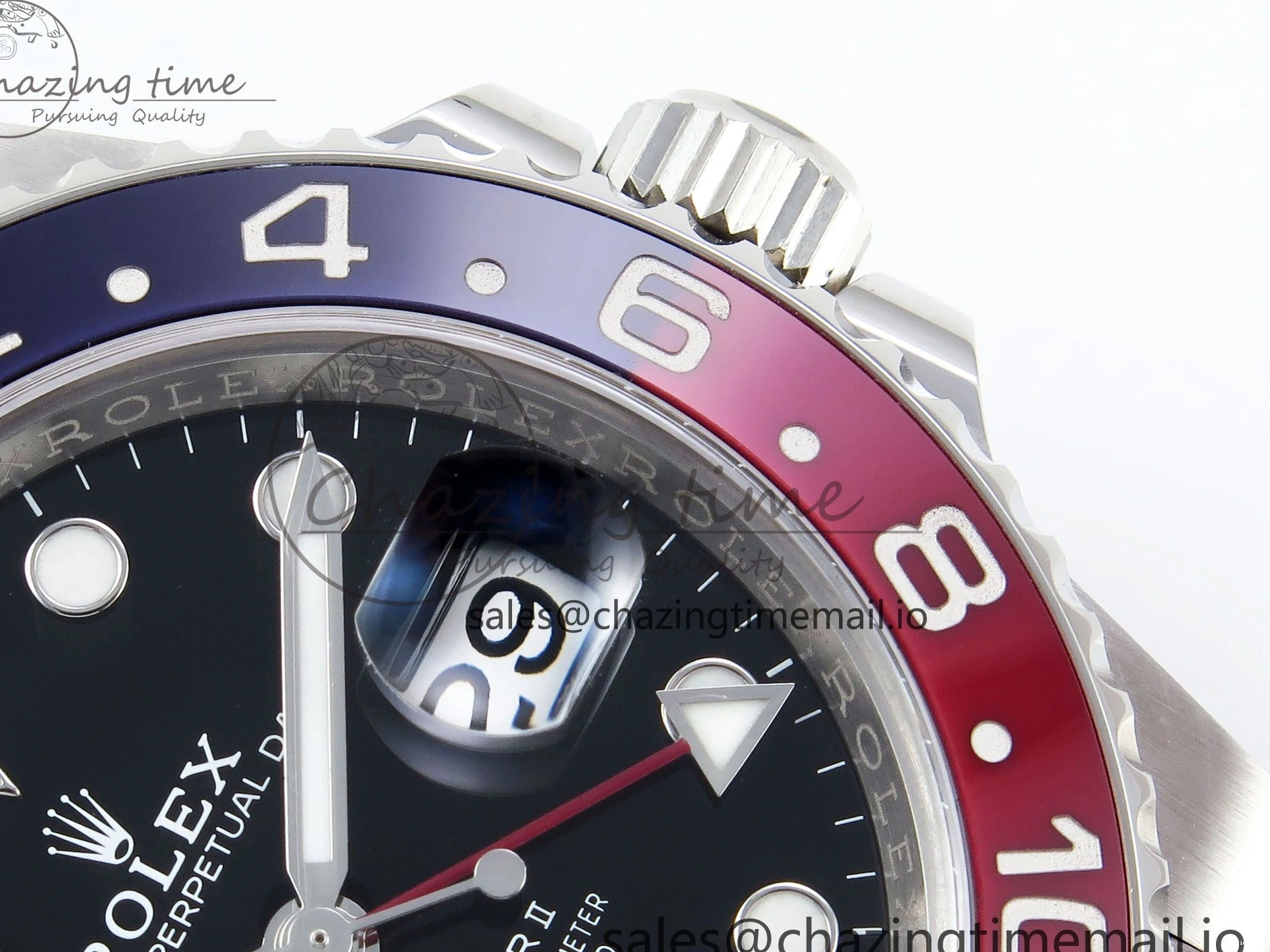 MiroTime 0206 SportInspired GMT-Master II 126710 BLRO Blue Red Ceramic Clean Factory Best Edition on Jubilee Bracelet DD3285 CHS V 1540